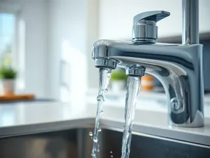 Mężczyzna ustawia parametry na nowoczesnym sterowniku kotła zamontowanym na instalacji grzewczej.